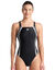 Maillot de bain 1 pièce Graphic (noir / blanc)
