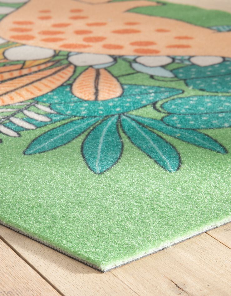 Tapis dinosaure antidérapant (vert)