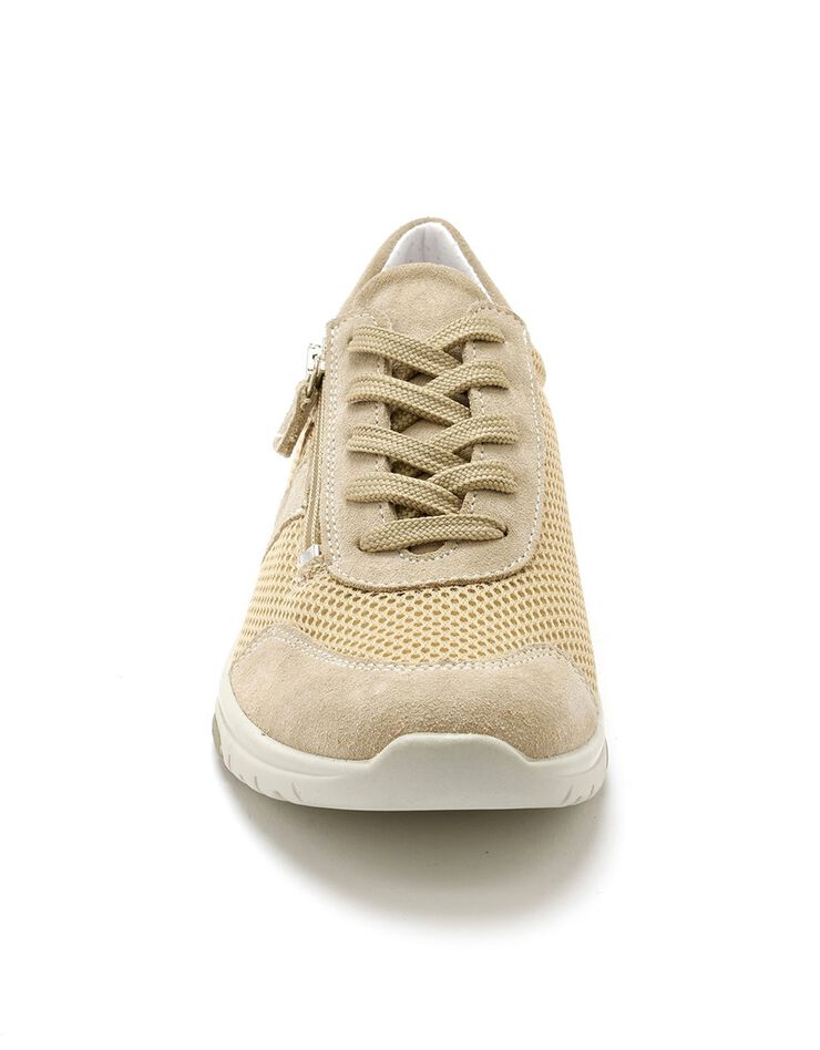 Baskets à lacets randonnée  (beige)