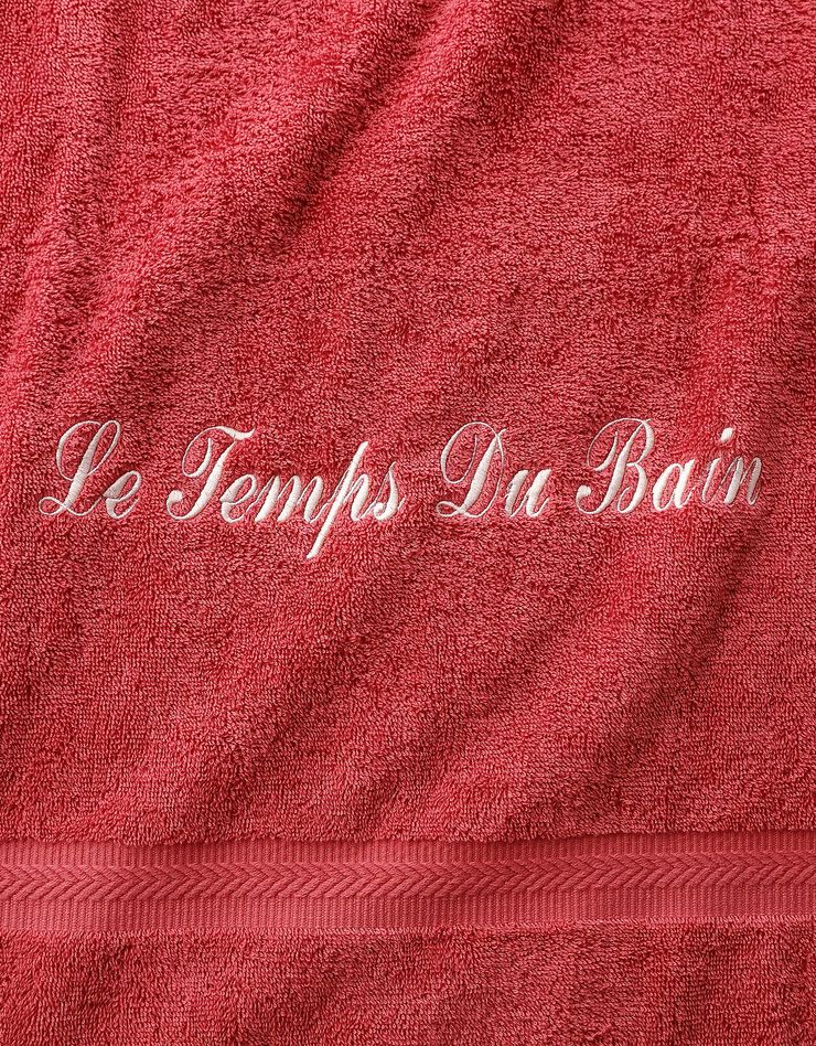 Serviette éponge personnalisable confort moelleux (framboise)