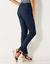Pantalon stretch coutures affinantes (marine)