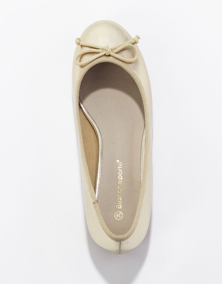 Ballerines plates (doré)