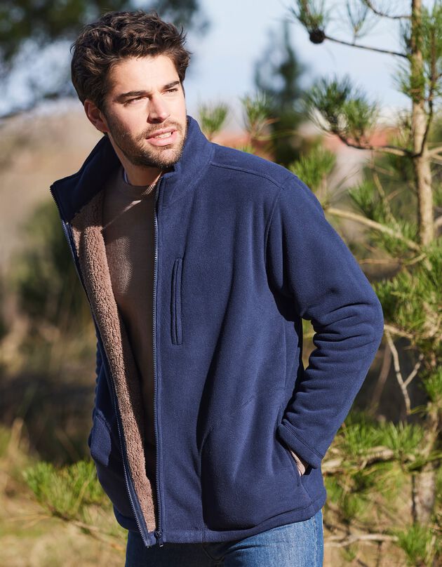 Blouson polaire spécial grand froid (marine)