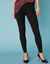 Legging taille &eacute;lastiqu&eacute;e - lot de 2 (bleu indigo + noir)