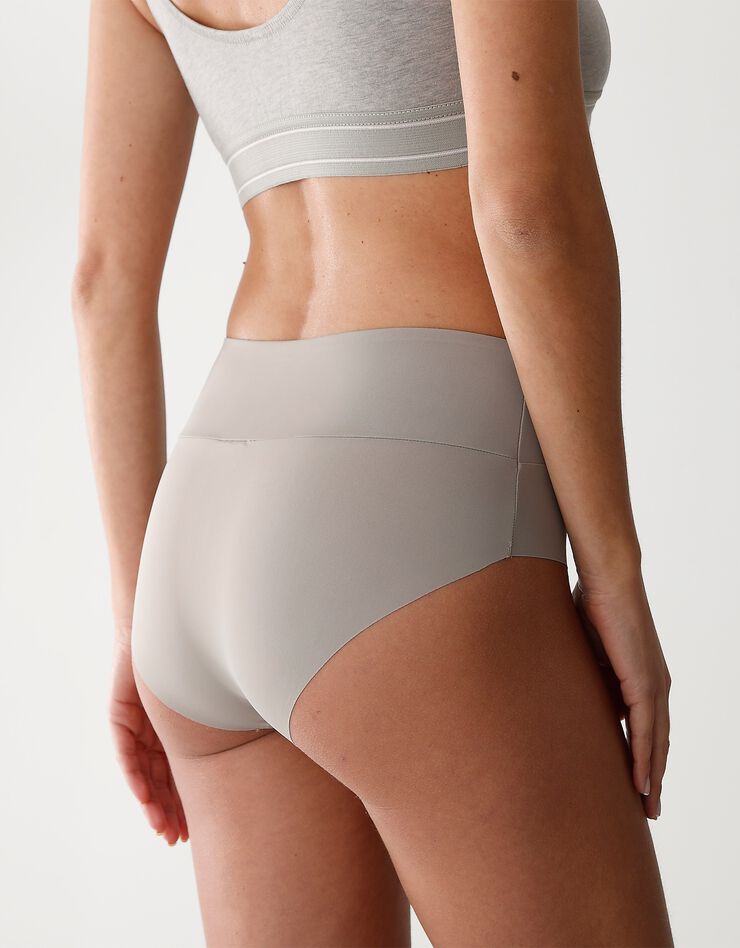 Culotte taille haute grand confort invisible - Lot de 2 (taupe) Culotte taille haute grand confort invisible - Lot de 2 (taupe)