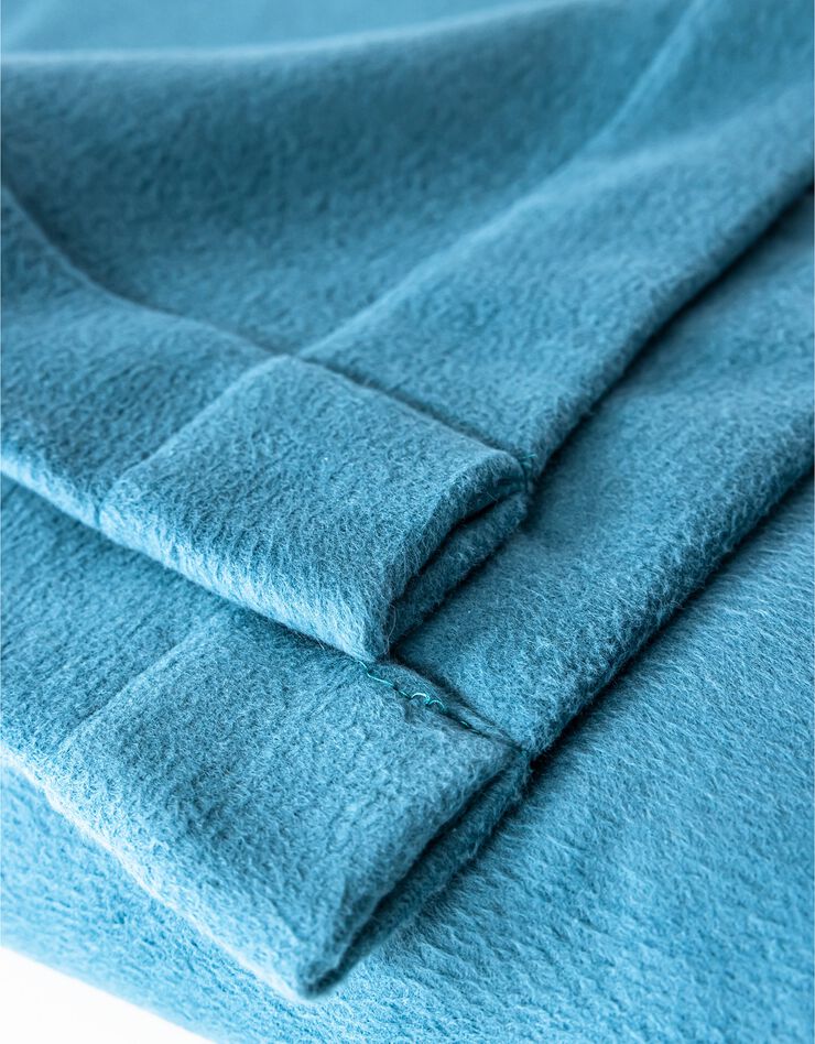 Couverture en flanelle 420g/m² (bleu paon)
