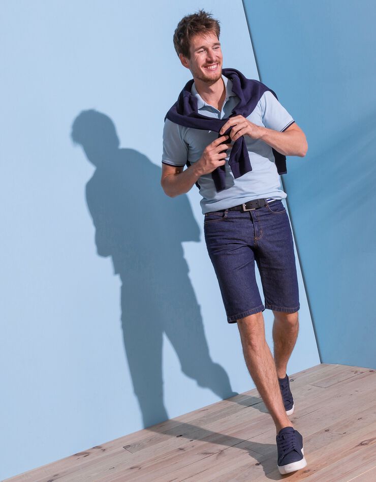 Bermuda jean extensible grand confort (stone) Bermuda jean extensible grand confort (stone)