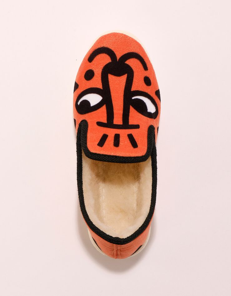 Charentaises enfant, collection LEM (orange) Charentaises enfant, collection LEM (orange)