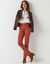 Pantalon sculptant, ceinture ventre plat (terracotta)