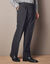 Pantalon ville ceinture ajustable invisible - polyester (gris anthracite)
