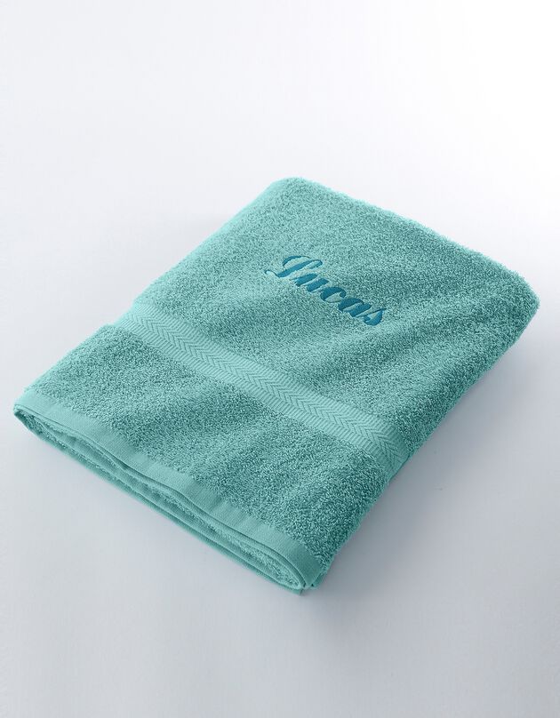 Serviette éponge personnalisable confort moelleux (vert d'eau) Serviette éponge personnalisable confort moelleux (vert d'eau)