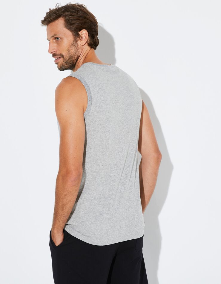 Tee-shirt sans manches homme collection Lulu la Nantaise (gris) Tee-shirt sans manches homme collection Lulu la Nantaise (gris)
