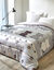 Couette microfibre imprim&eacute;e Chat 200 g/m&sup2; (blanc)
