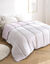 Couette microfibre imprimé Printemps 200 g/m² (parme)