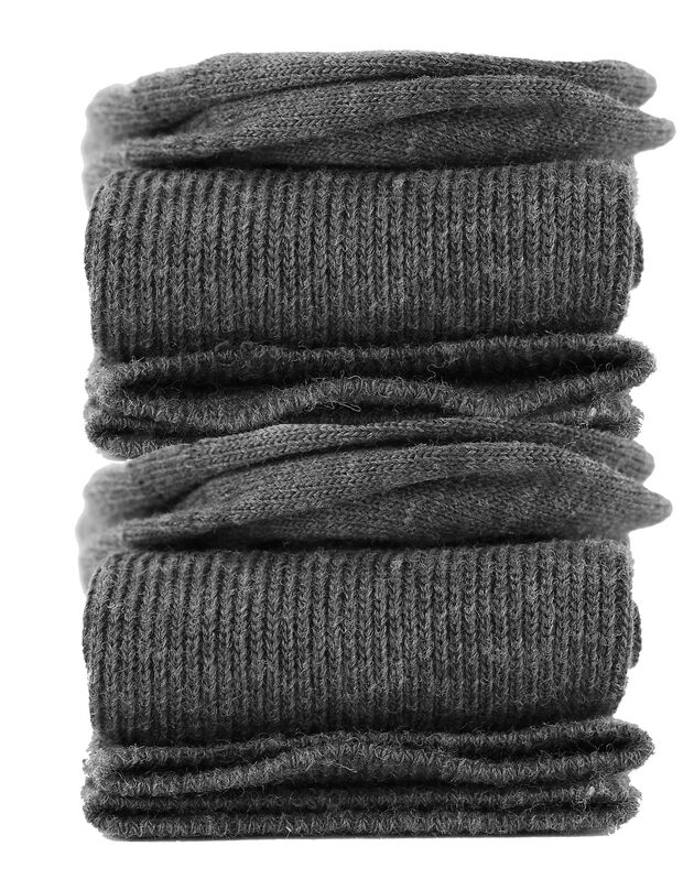 Mi-bas jambes sensibles - lot de 2 paires (gris)