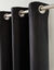 Rideau isolant uni envers polaire finition oeillets (anthracite)