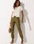 T-shirt loose col rond (blanc)