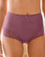Gainette maille satinée et dentelle Avila - lot de 2 (pourpre + cuivre)