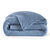 Couverture climatisante nid d'abeille 350 g/m² (bleu jean)