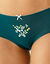 Shorty coton stretch imprimé "fleurs" - lot de 4 (bleu / vert)