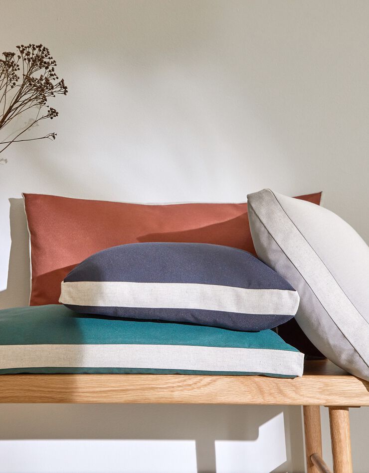 Housse de coussin, collection "Intemporelle" - lot de 2 (eucalyptus)
