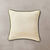 Coussin coton lin broderie fleurie (vert / parme)