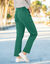 Pantalon jogpant ceinture élastiquée molleton  (vert)