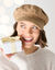 Casquette velours r&eacute;glable (beige)