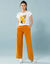 Pantalon coupe large, Spécial Petites (curry)