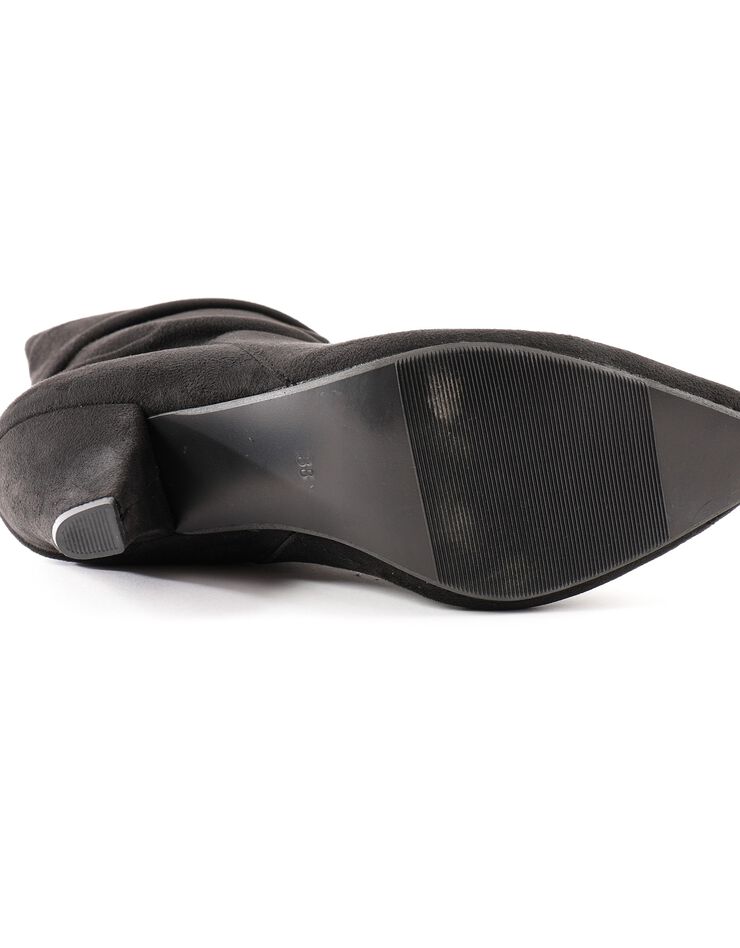Bottes plissées mi-hautes (noir) Bottes plissées mi-hautes (noir)