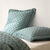 Couvre-lit matelass&eacute; - microfibre (eucalyptus)