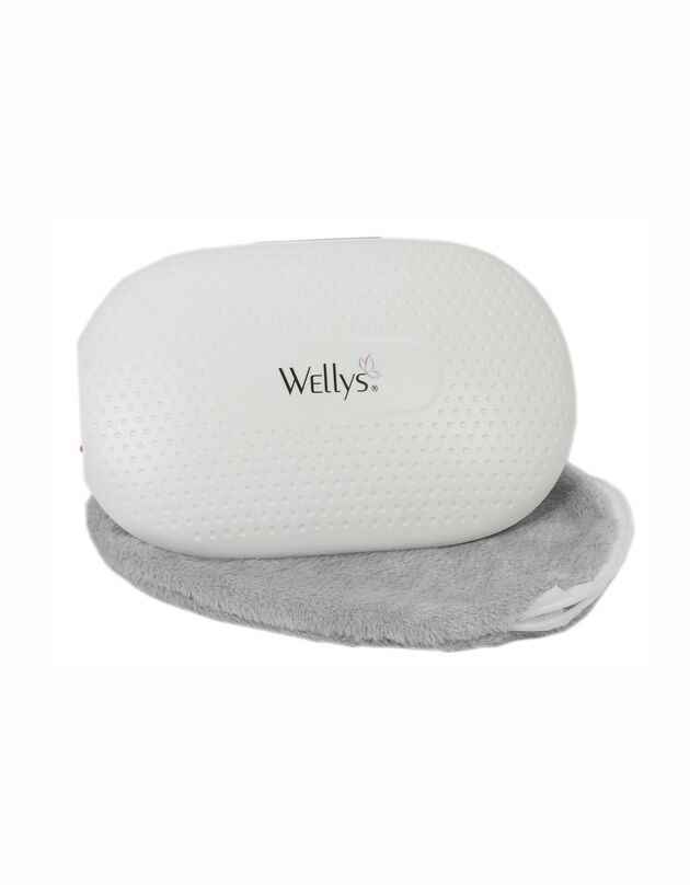 Bouillotte rechargeable forme galet  (blanc)
