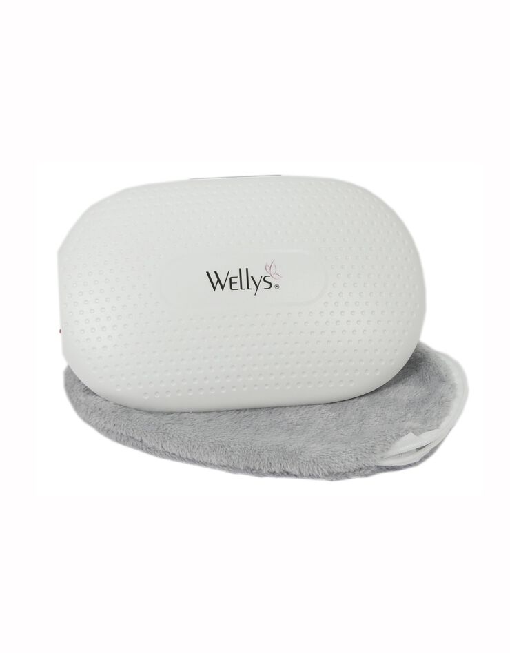 Bouillotte rechargeable forme galet  (blanc)