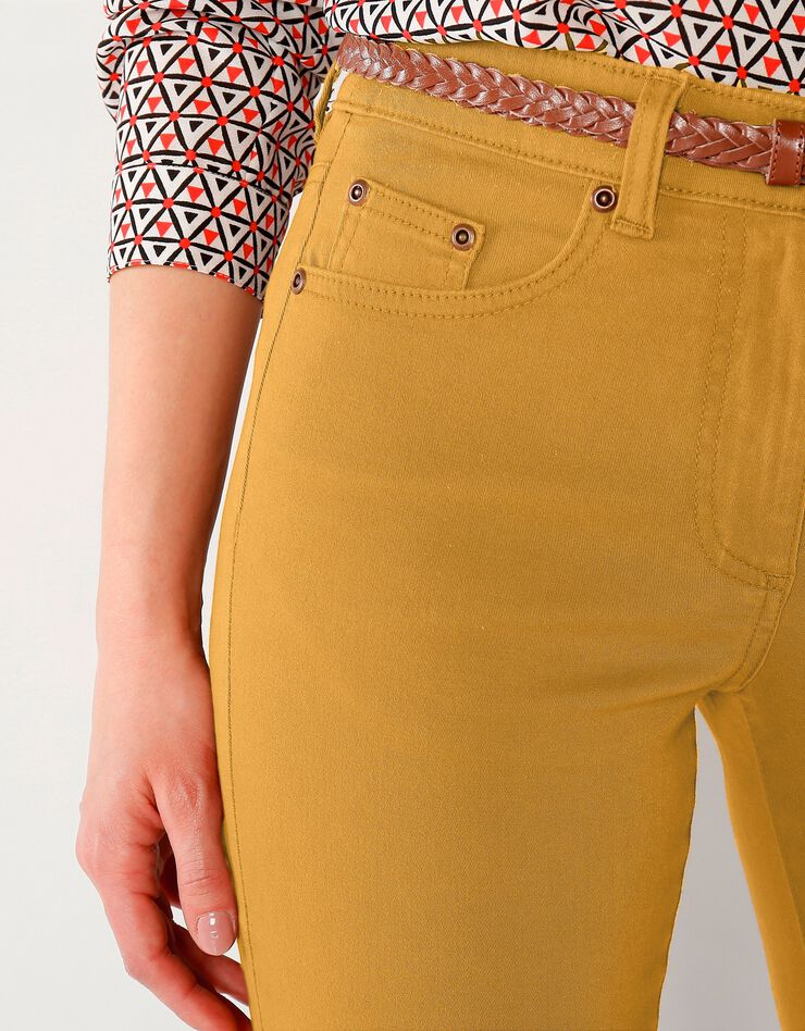 Pantalon 7/8ème fuselé stretch (safran) Pantalon 7/8ème fuselé stretch (safran)