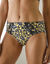 Culotte brodée forme midi coton imprimé fleuri Olbia - lot de 2 (marine / jaune)