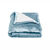Couverture double face polaire et sherpa (bleu glacier)