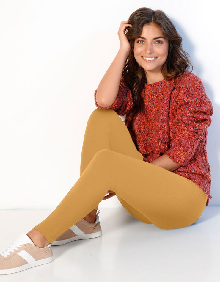 Legging taille haute spécial froid (safran) Legging taille haute spécial froid (safran)