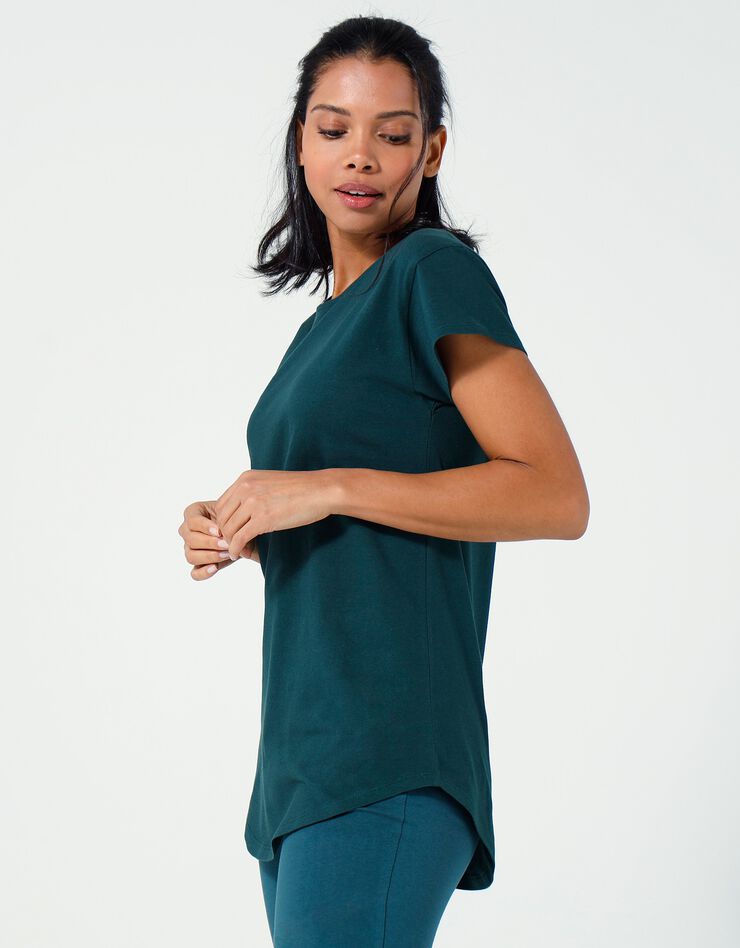 Tee-shirt manches courtes (vert foncé) Tee-shirt manches courtes (vert foncé)