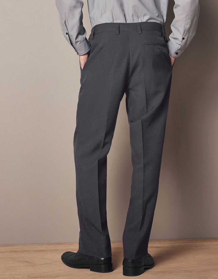 Pantalon ceinture ajustable invisible - polyester (gris anthracite)