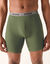 Boxer long coupe short - lot de 2 (marine + tilleul)