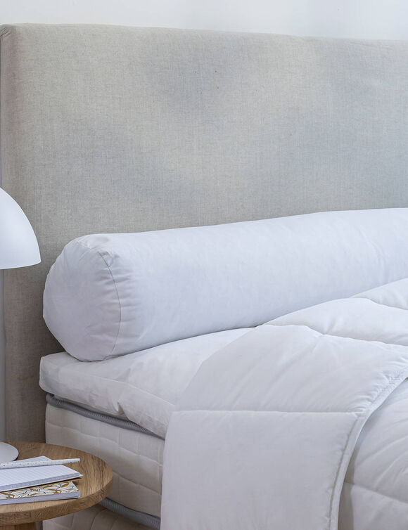 Traversin naturel Dodo&reg; ferme Proneem&reg; anti-acariens (blanc)