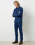 Chemise carreaux &eacute;cossais flanelle (bleu / marine)