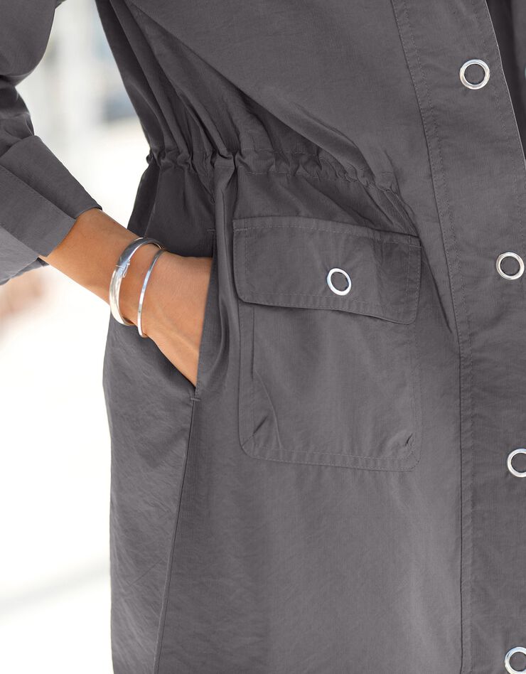 Parka à capuche déperlante (anthracite) Parka à capuche déperlante (anthracite)