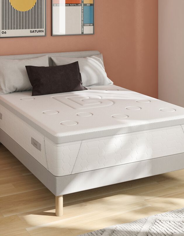 Surmatelas Bultex® mousse à mémoire de forme (blanc)