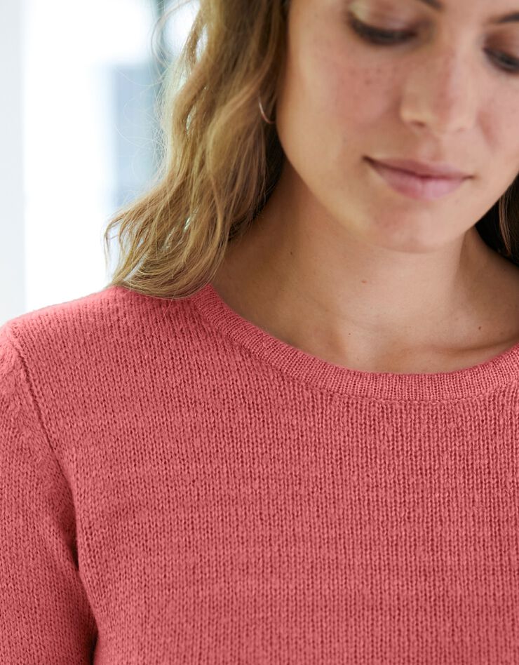 Pull tunique, base et poignets jacquard (terracotta) Pull tunique, base et poignets jacquard (terracotta)