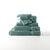 Collection serviettes de bain unies - confort moelleux 420 g/m&sup2; (eucalyptus)