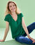 T-shirt uni macramé (vert menthe)