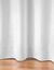 Panneau lin polyester base plombée finition galon fronceur (blanc)
