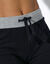 Pantalon jogging maille (noir / gris chin&eacute;)