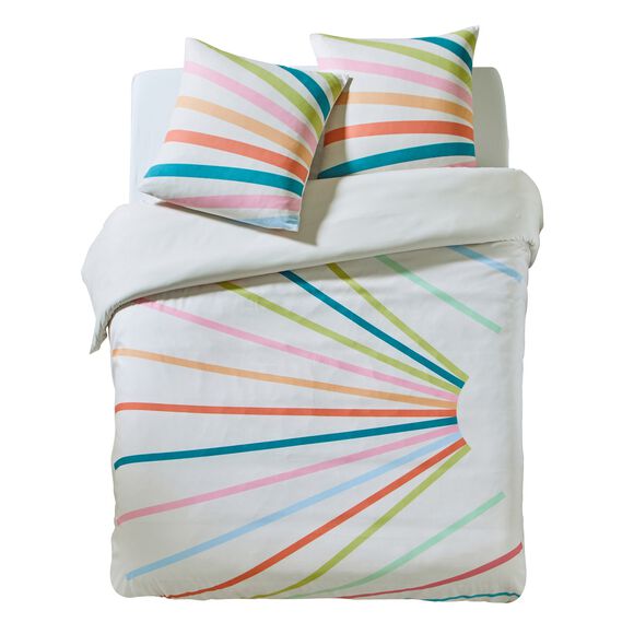 Parure de lit Artifice - en microfibre (blanc)